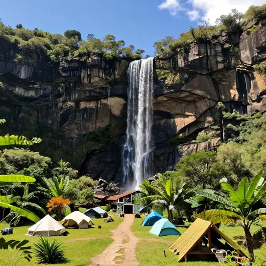 Camping e Cachoeira Véu da Noiva Camping e Cachoeira Véu da Noiva