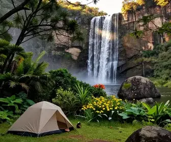 Experiência de Camping Perto das Cachoeiras da Serra do Cipó Experiência de Camping Perto das Cachoeiras da Serra do Cipó
